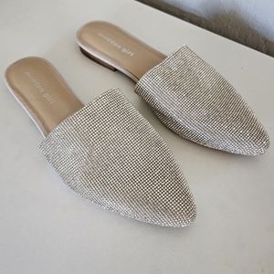 Rhinestone Steve Madden Mules/Slides